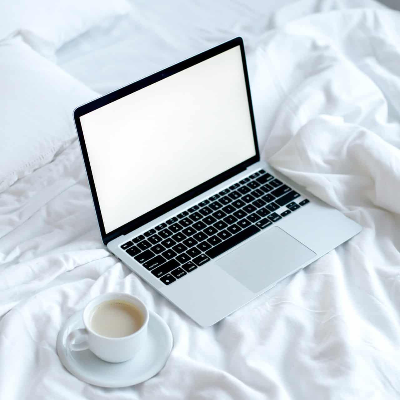 coffee on a mattress