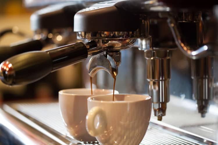 cleaning and descaling an espresso machine