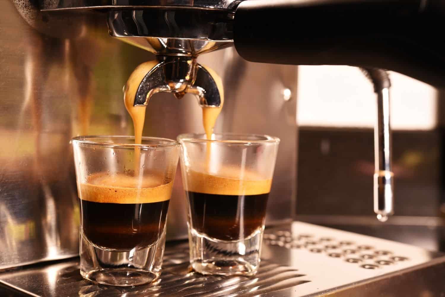 espresso coffee shots.