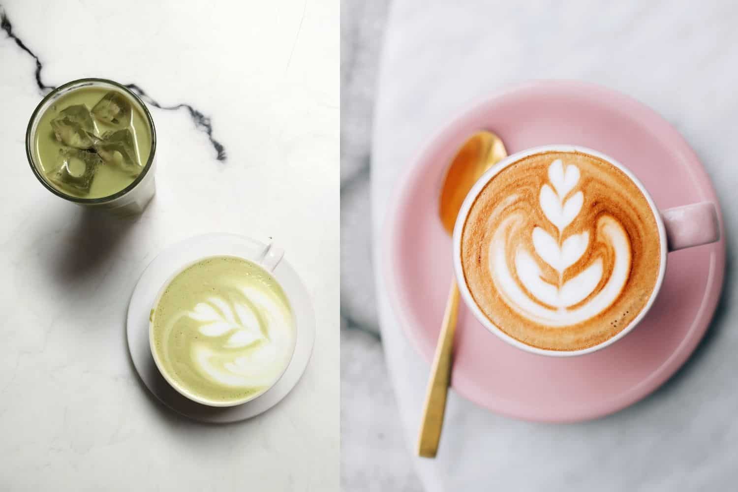 caffeine in matcha vs coffee.