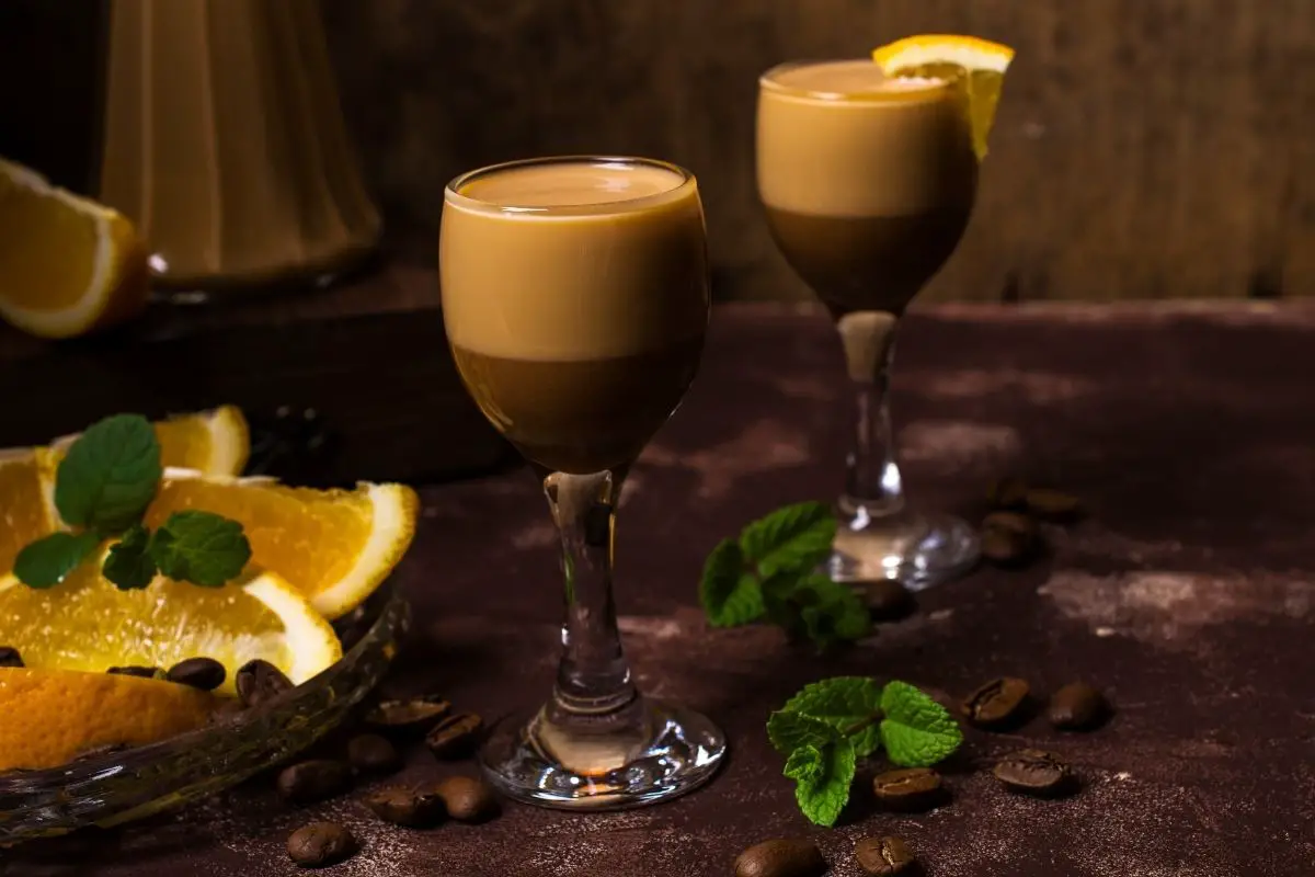 creamy coffee liqueur with caramel