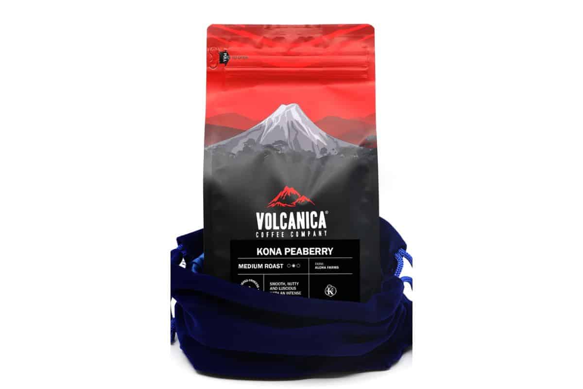 Kona Peaberry Coffee - Volcanica Coffee Company