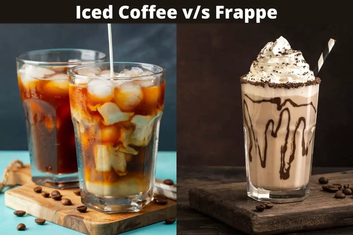 iced coffee vs frappe