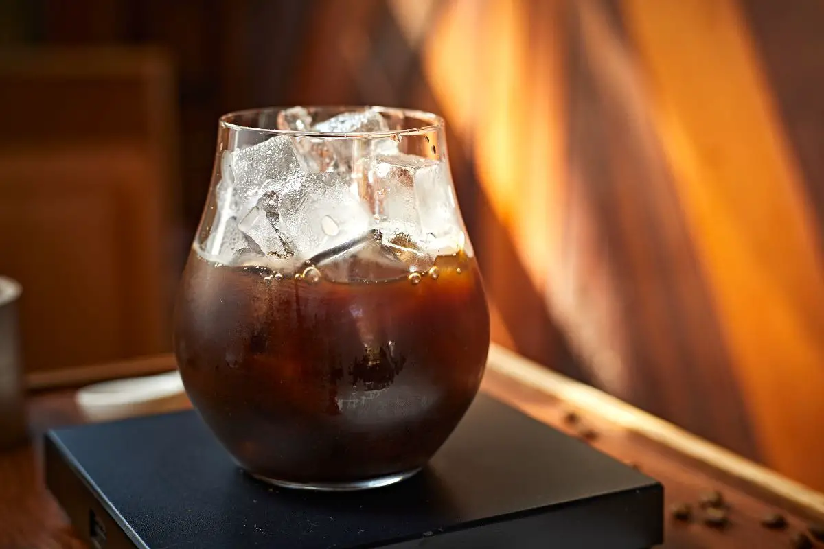 black iced coffee 