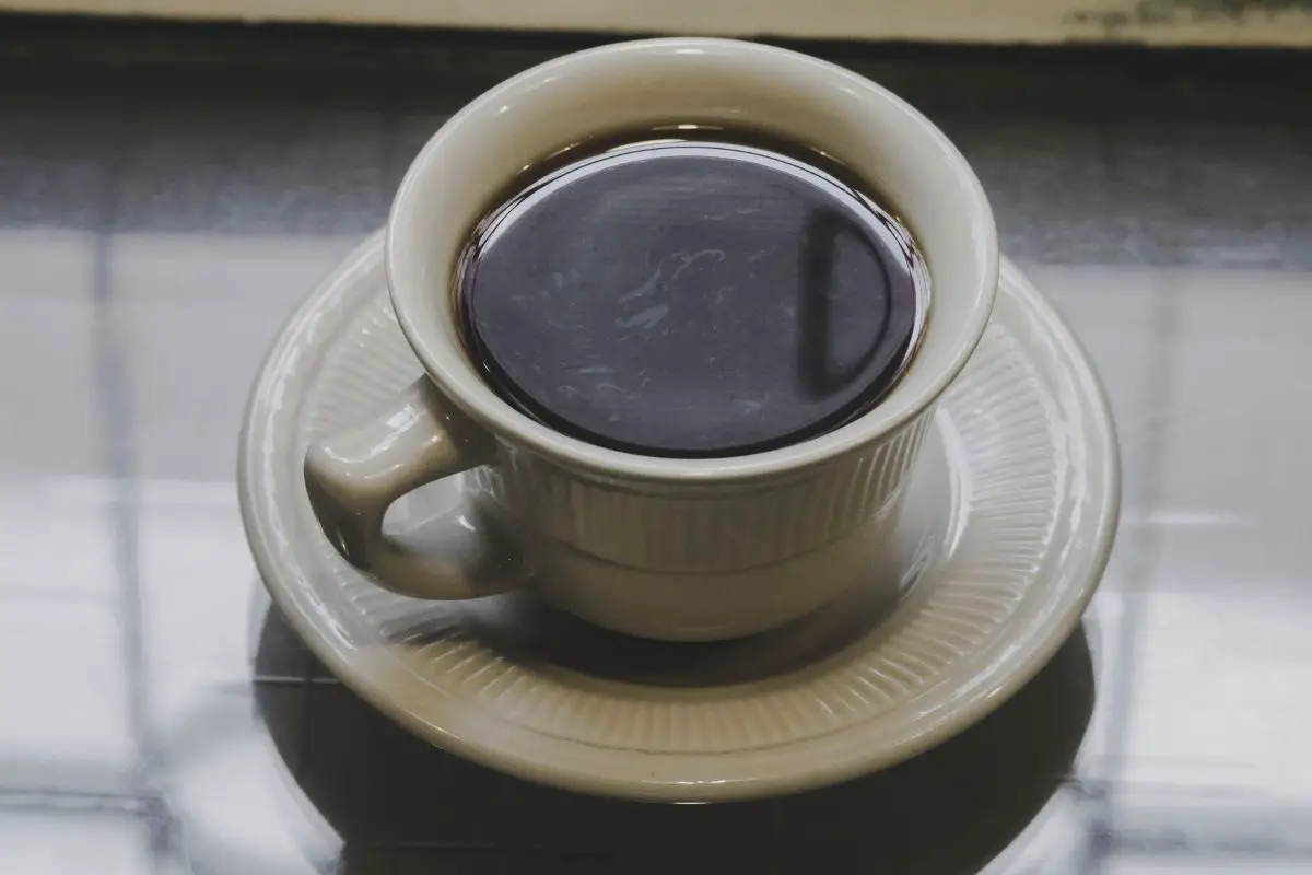 drink black coffee