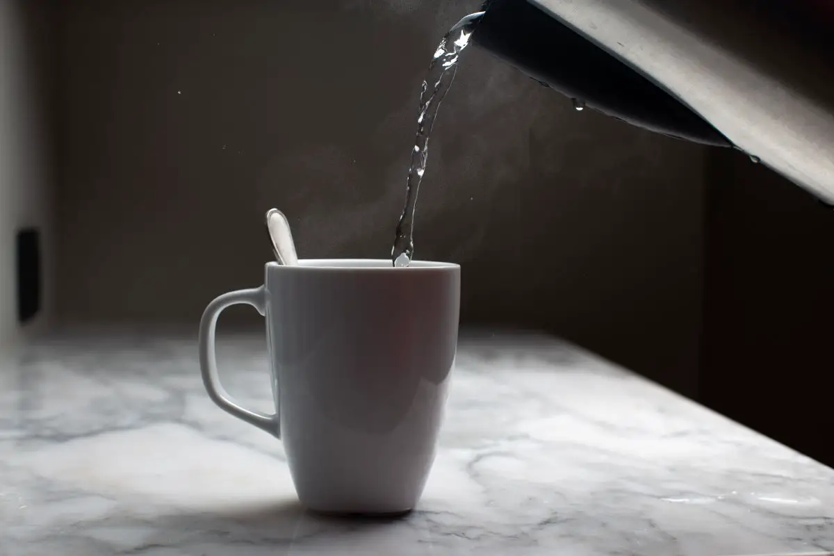 steeping coffee