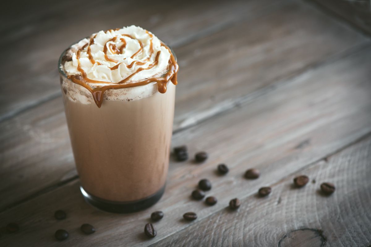 caramel coffee frappuccino calories