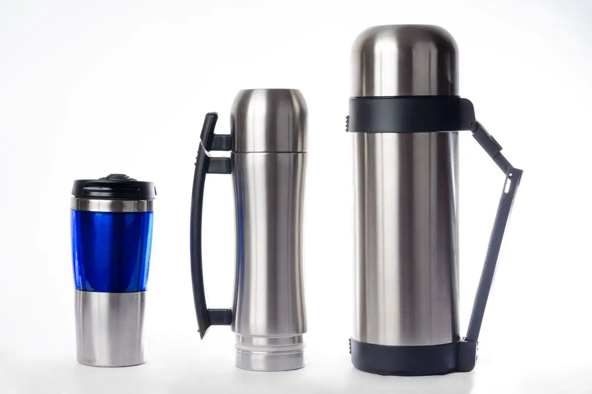 clean coffee thermos lid