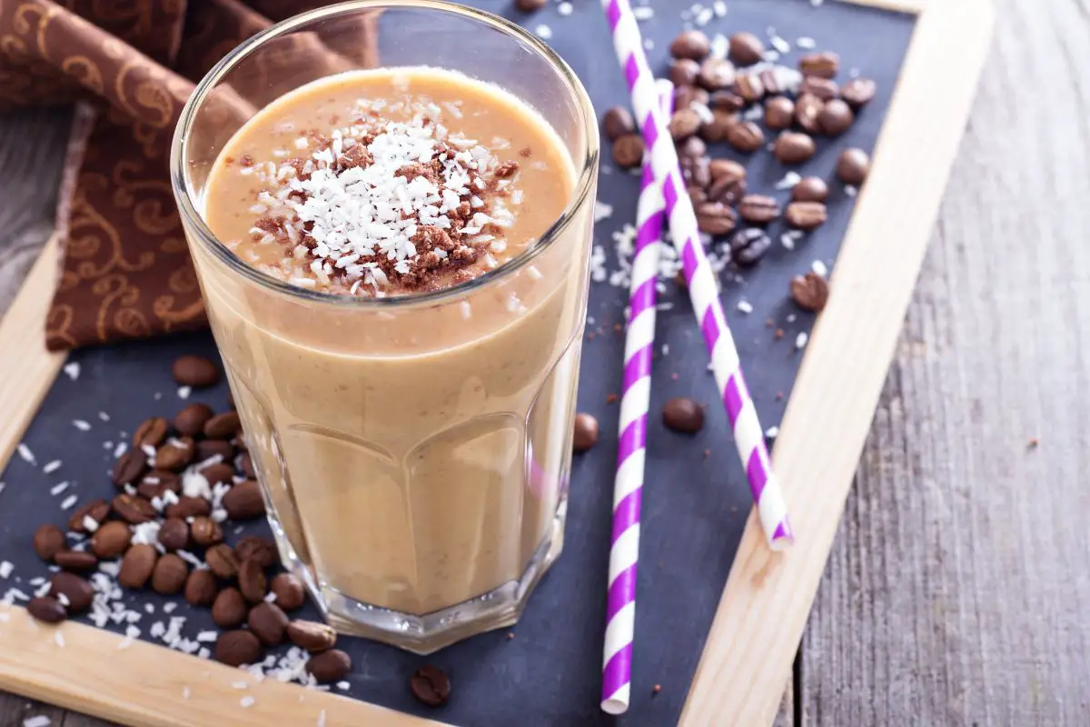 coffee fruit smoothie