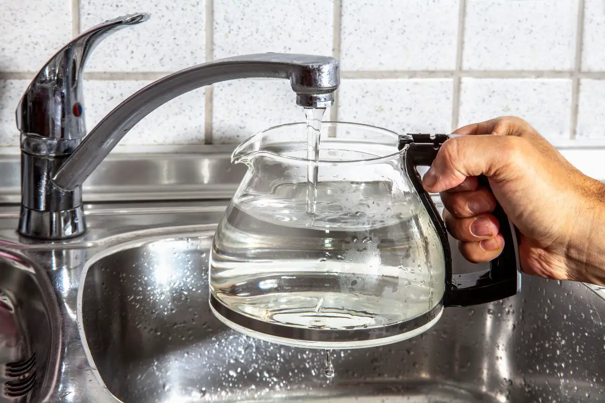 coffee pot hard water stains