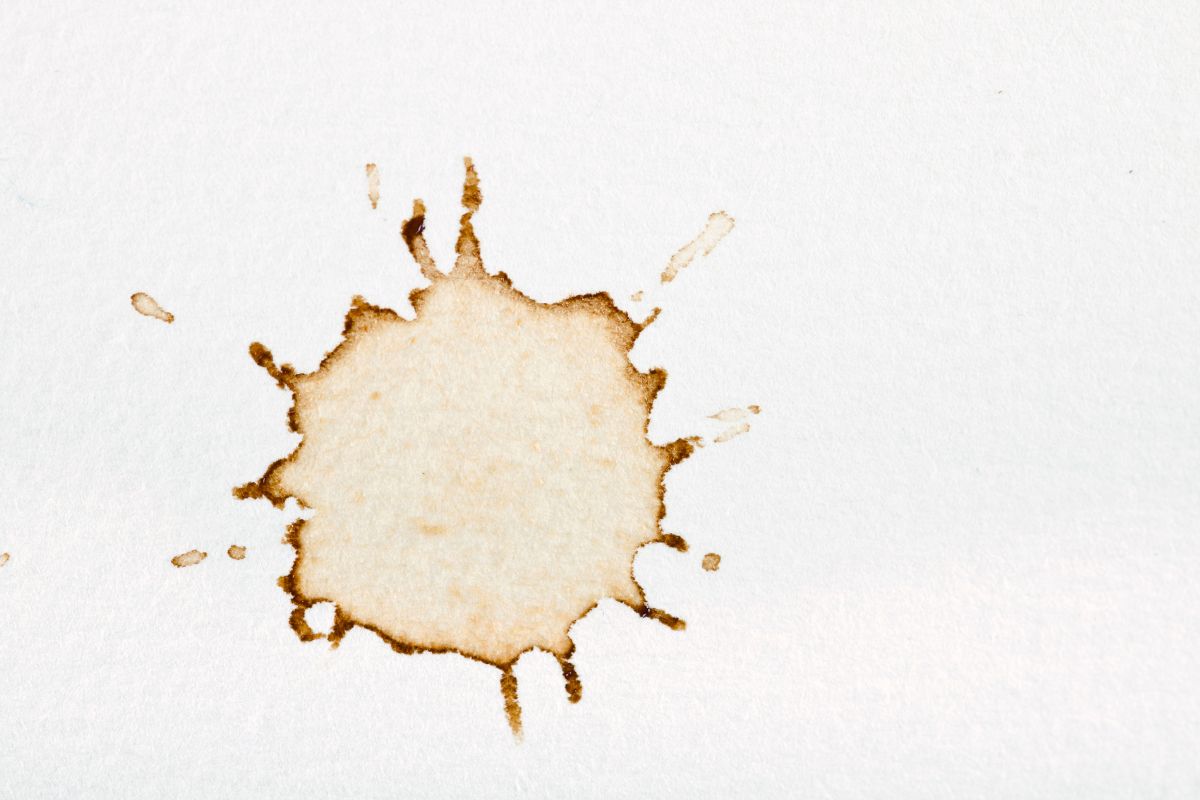 coffee tea stains on plastic