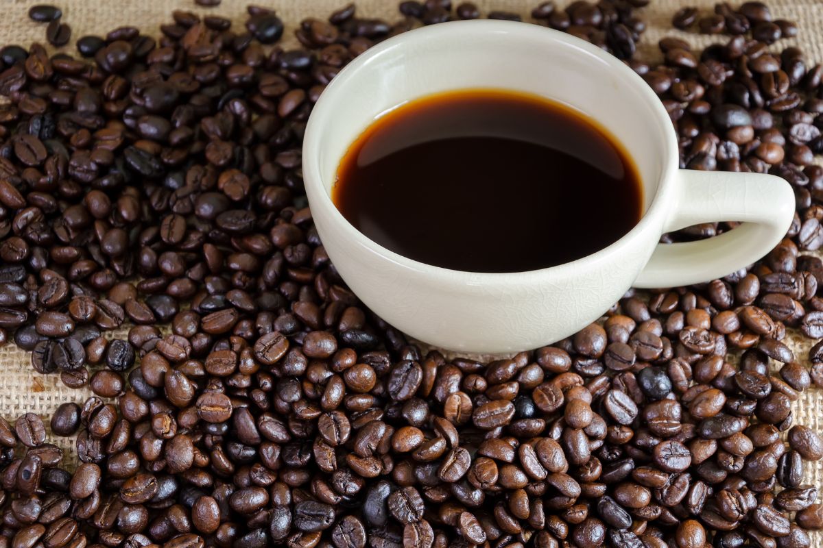 darker decaf or regular coffee