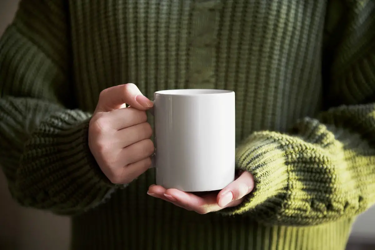 Porcelain coffee mug material
