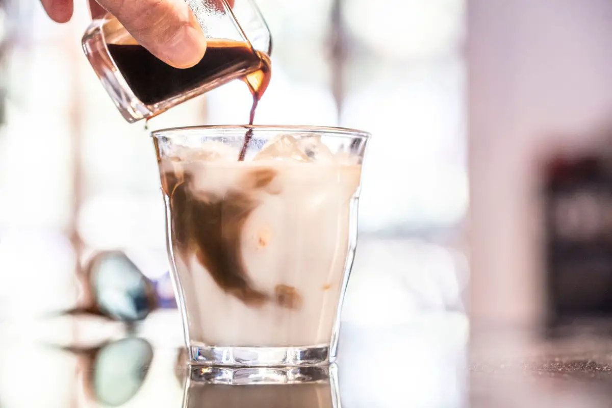 Iced Flat White coffee